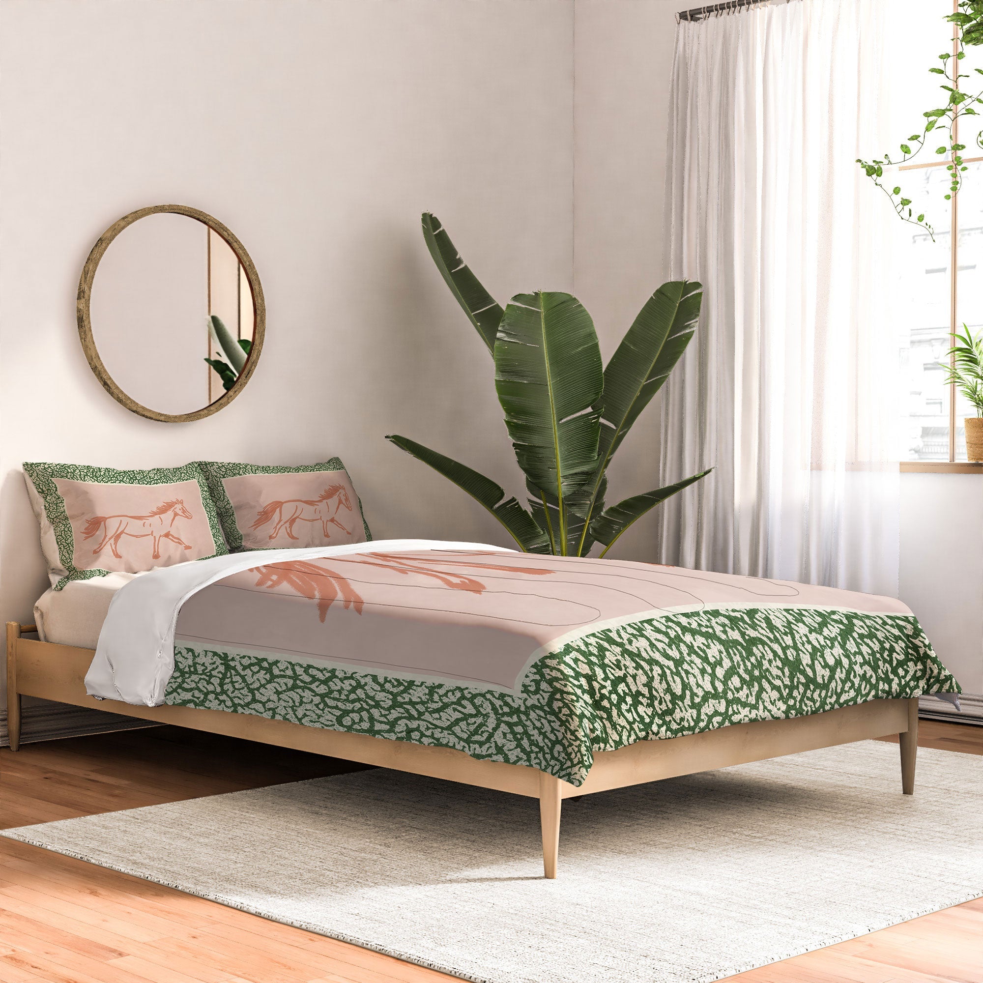 DENY Designs country horse 2 Comforter