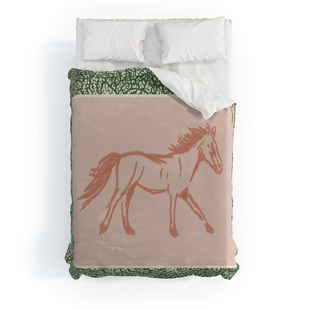 DENY Designs country horse 2 Duvet Cover