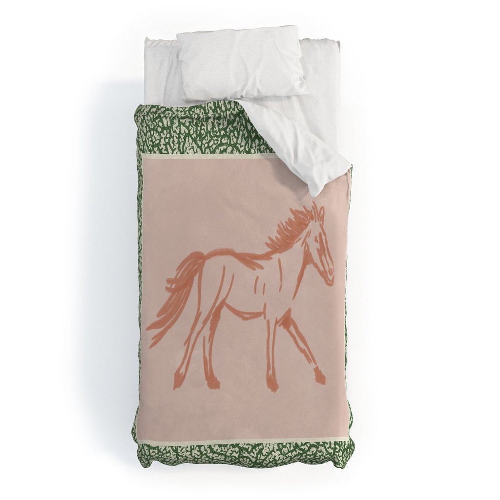 DENY Designs country horse 2 Duvet Cover