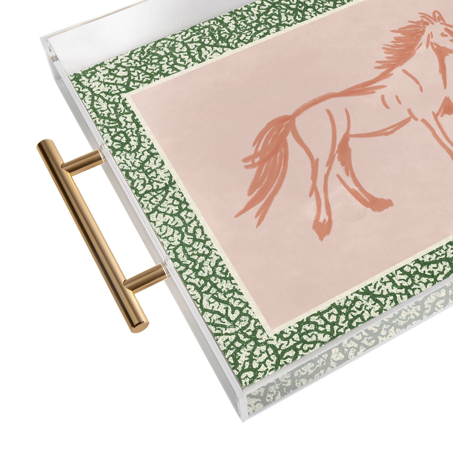 DENY Designs country horse 2 Acrylic Tray
