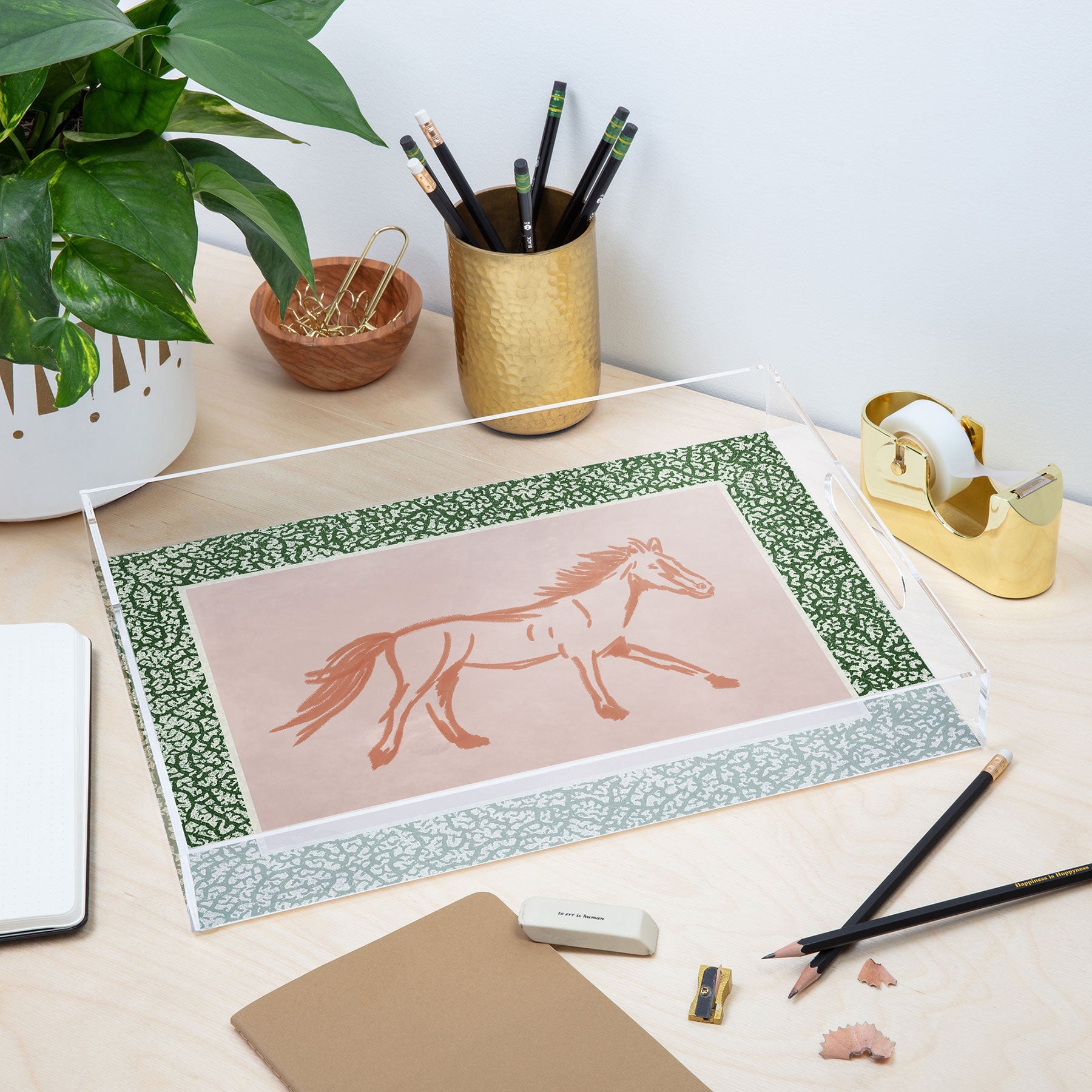 DENY Designs country horse 2 Acrylic Tray