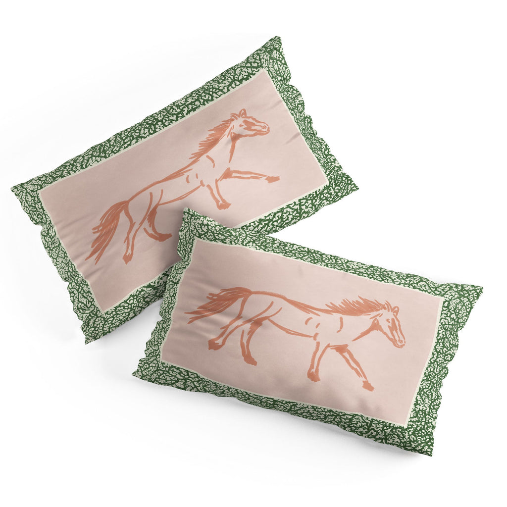 DENY Designs country horse 2 Pillow Shams