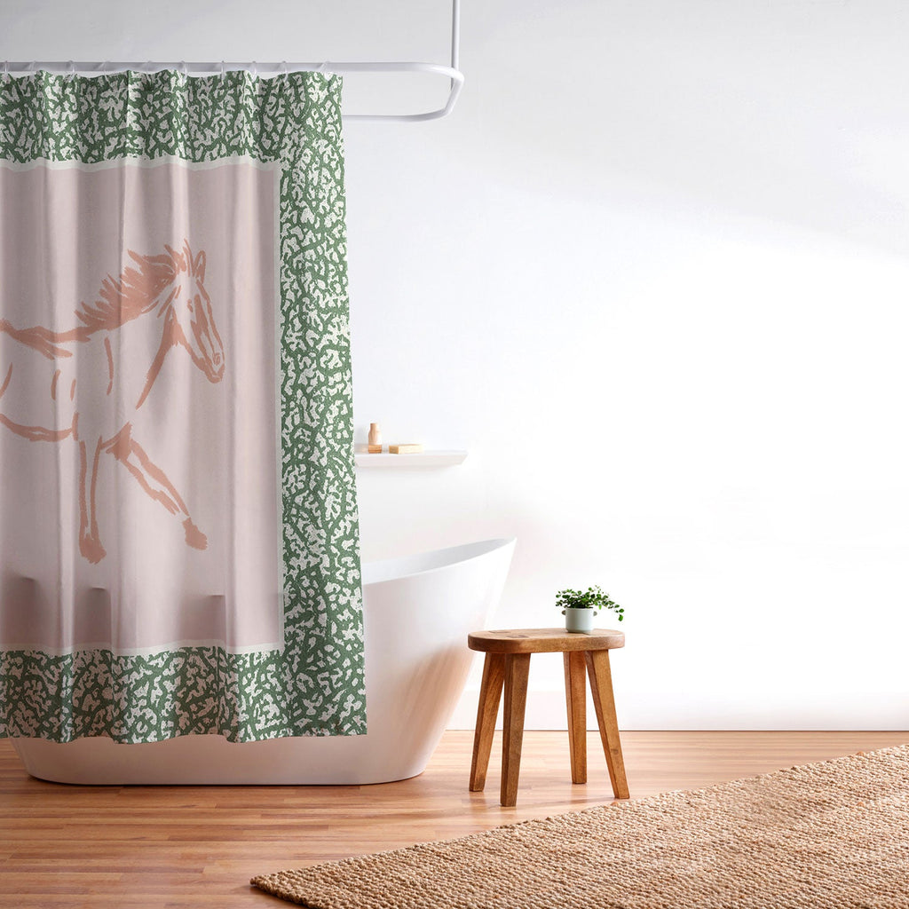 DENY Designs country horse 2 Shower Curtain