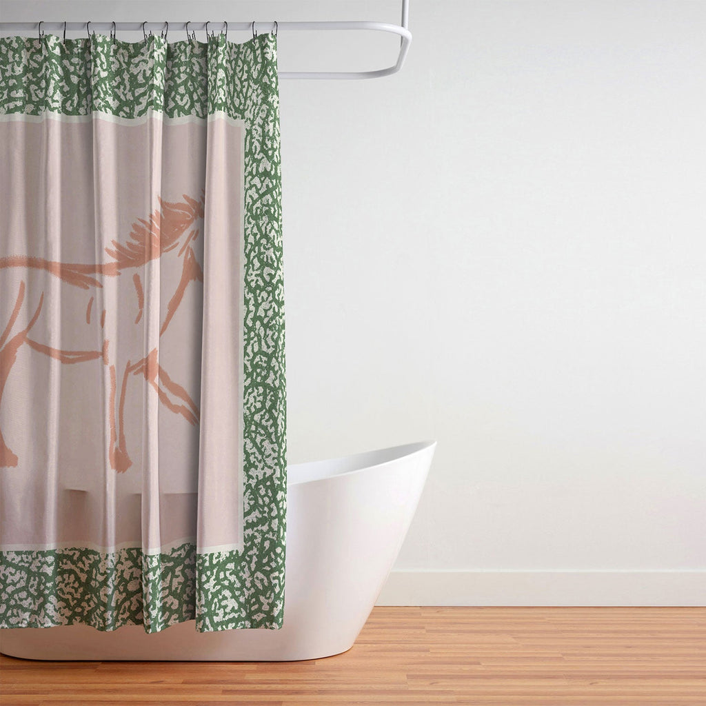 DENY Designs country horse 2 Shower Curtain