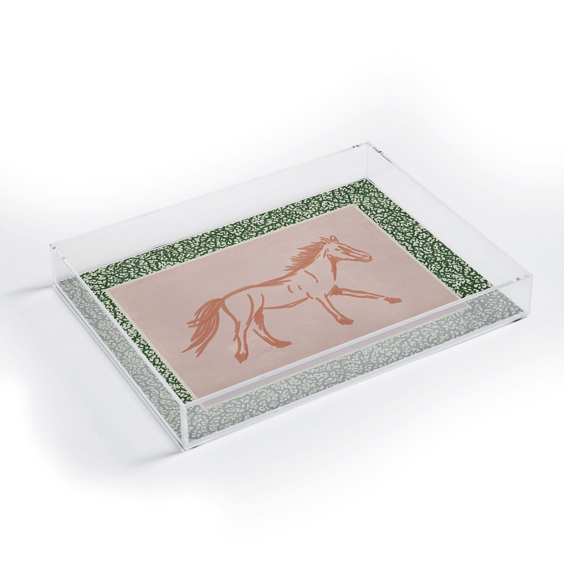 DENY Designs country horse 2 Acrylic Tray