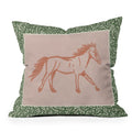 DENY Designs country horse 2 Throw Pillow