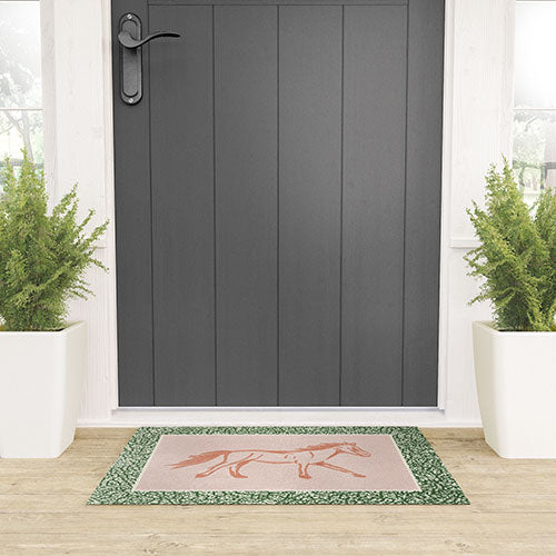 DENY Designs country horse 2 Welcome Mat