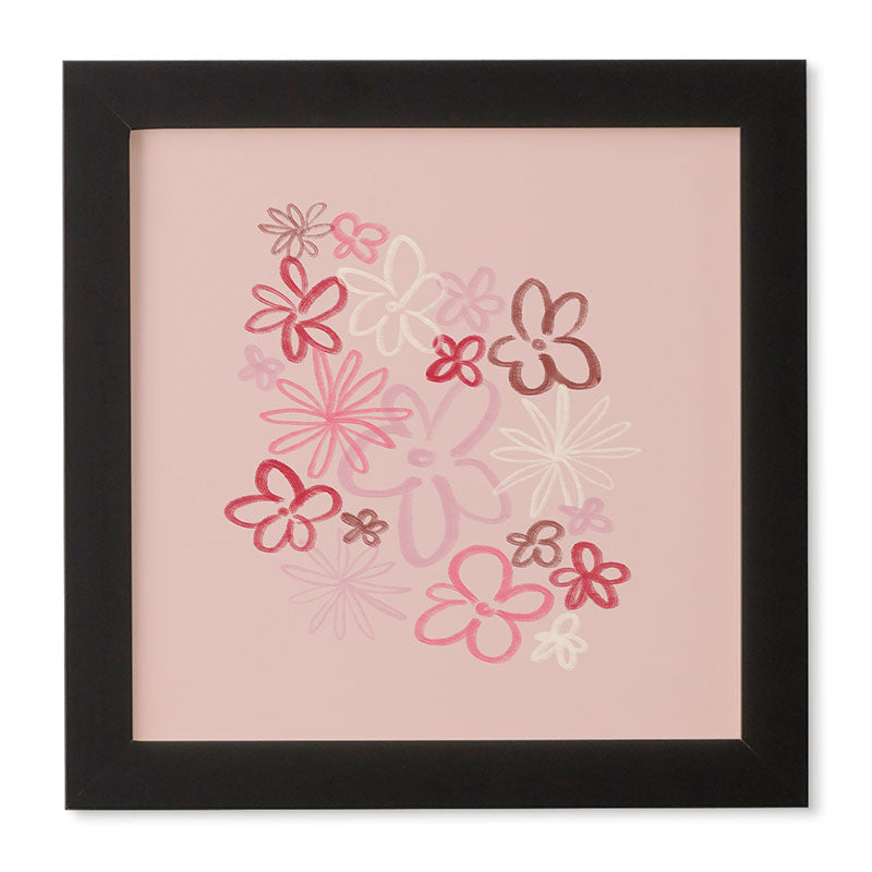DENY Designs daisy pinks Framed Wall Art