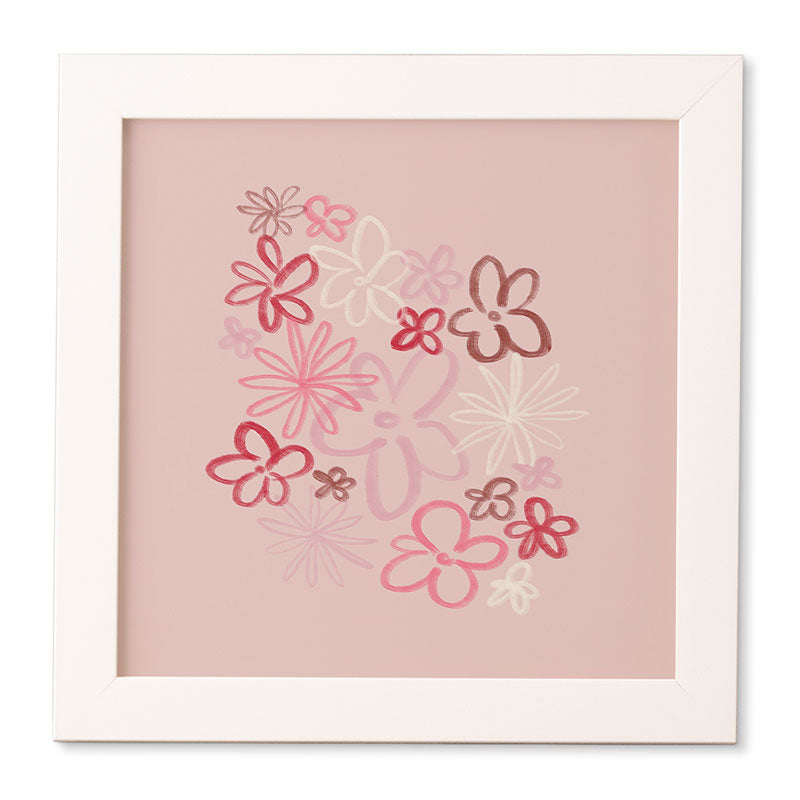 DENY Designs daisy pinks Framed Wall Art