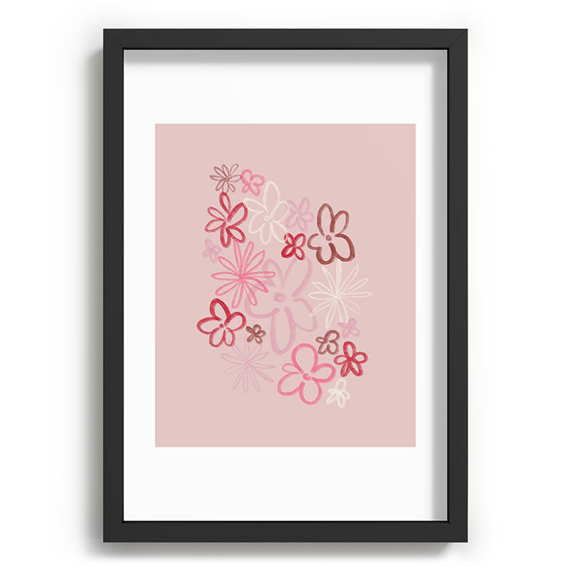 DENY Designs daisy pinks Recessed Framing Rectangle