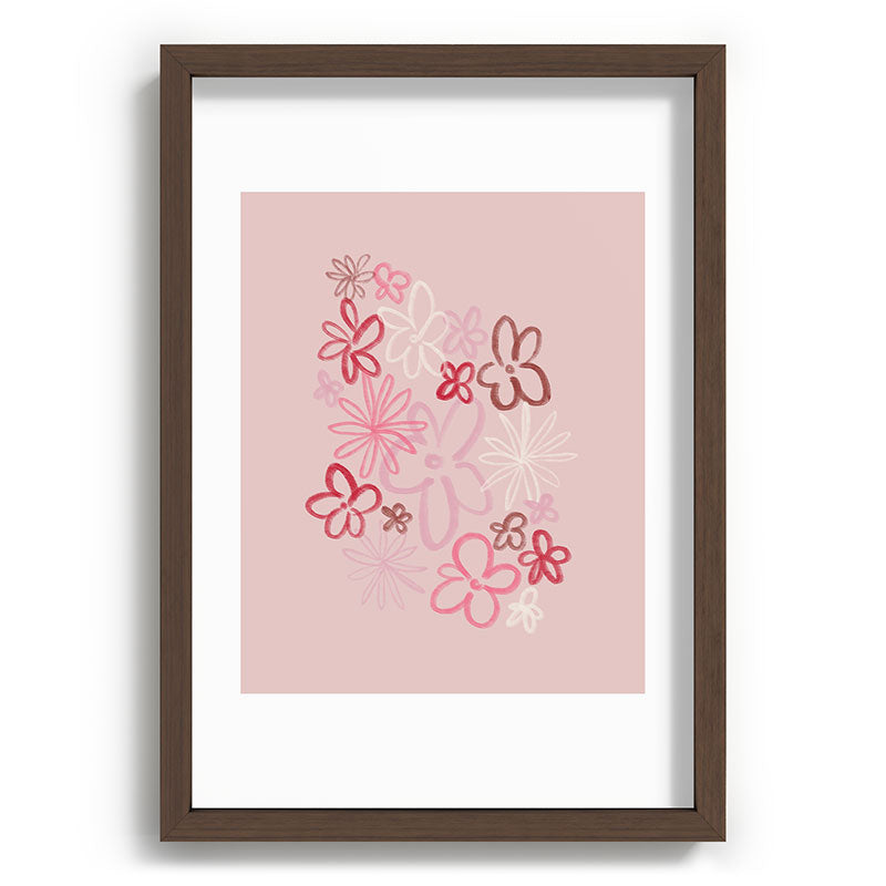 DENY Designs daisy pinks Recessed Framing Rectangle
