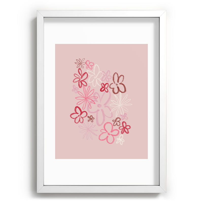 DENY Designs daisy pinks Recessed Framing Rectangle