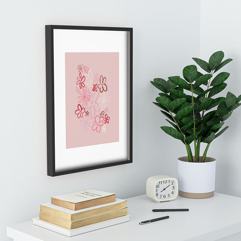 DENY Designs daisy pinks Recessed Framing Rectangle