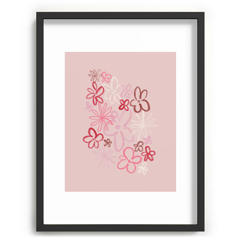 DENY Designs daisy pinks Recessed Framing Rectangle