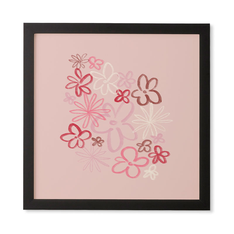 DENY Designs daisy pinks Framed Wall Art