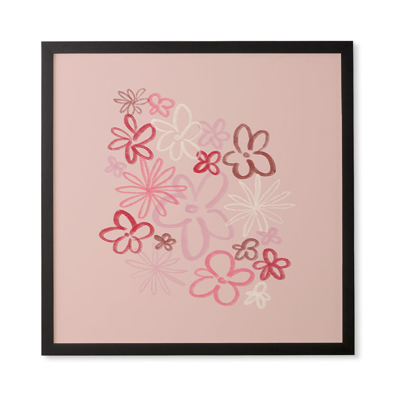 DENY Designs daisy pinks Framed Wall Art