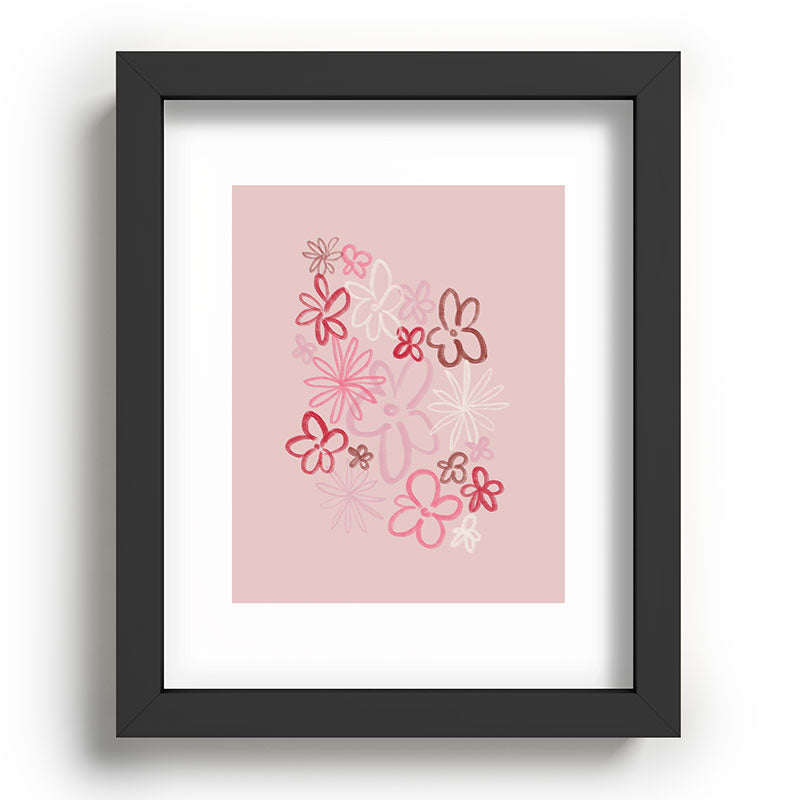 DENY Designs daisy pinks Recessed Framing Rectangle