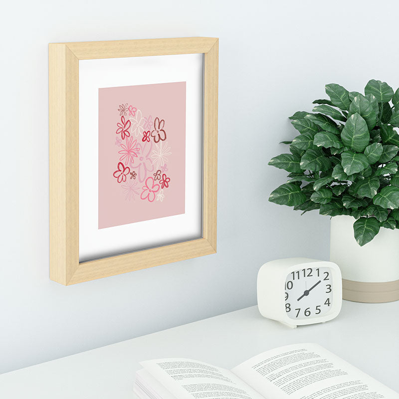 DENY Designs daisy pinks Recessed Framing Rectangle