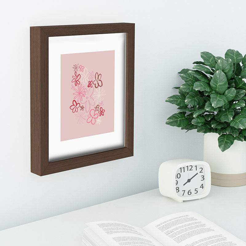 DENY Designs daisy pinks Recessed Framing Rectangle