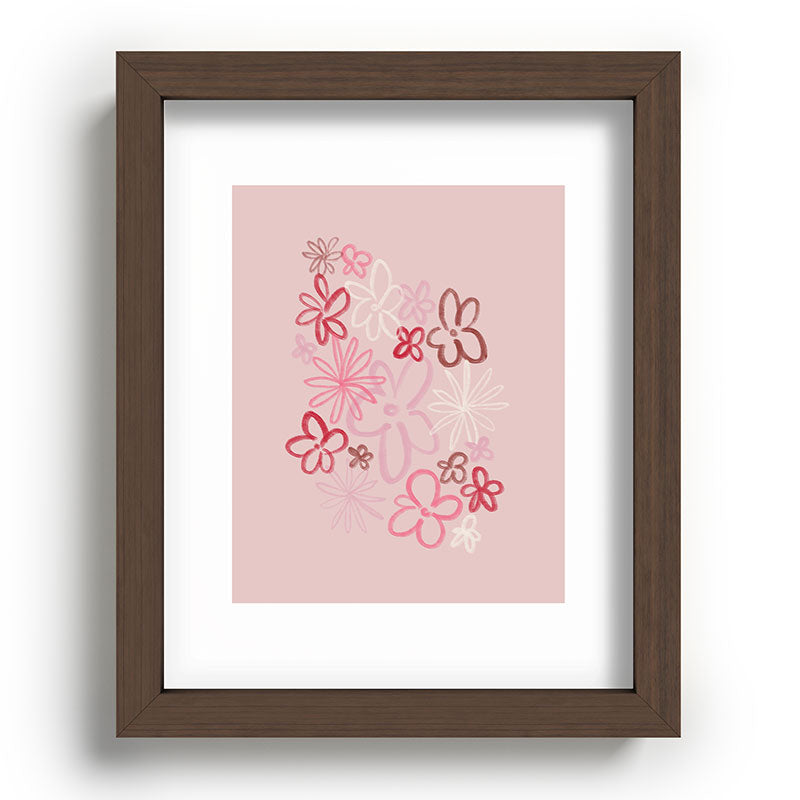 DENY Designs daisy pinks Recessed Framing Rectangle