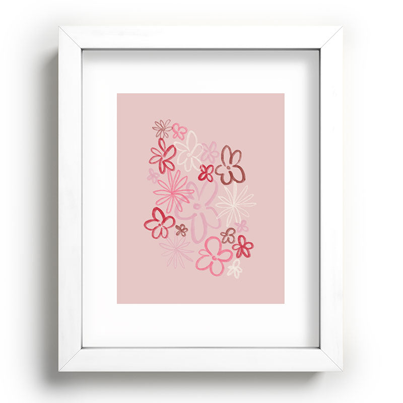 DENY Designs daisy pinks Recessed Framing Rectangle