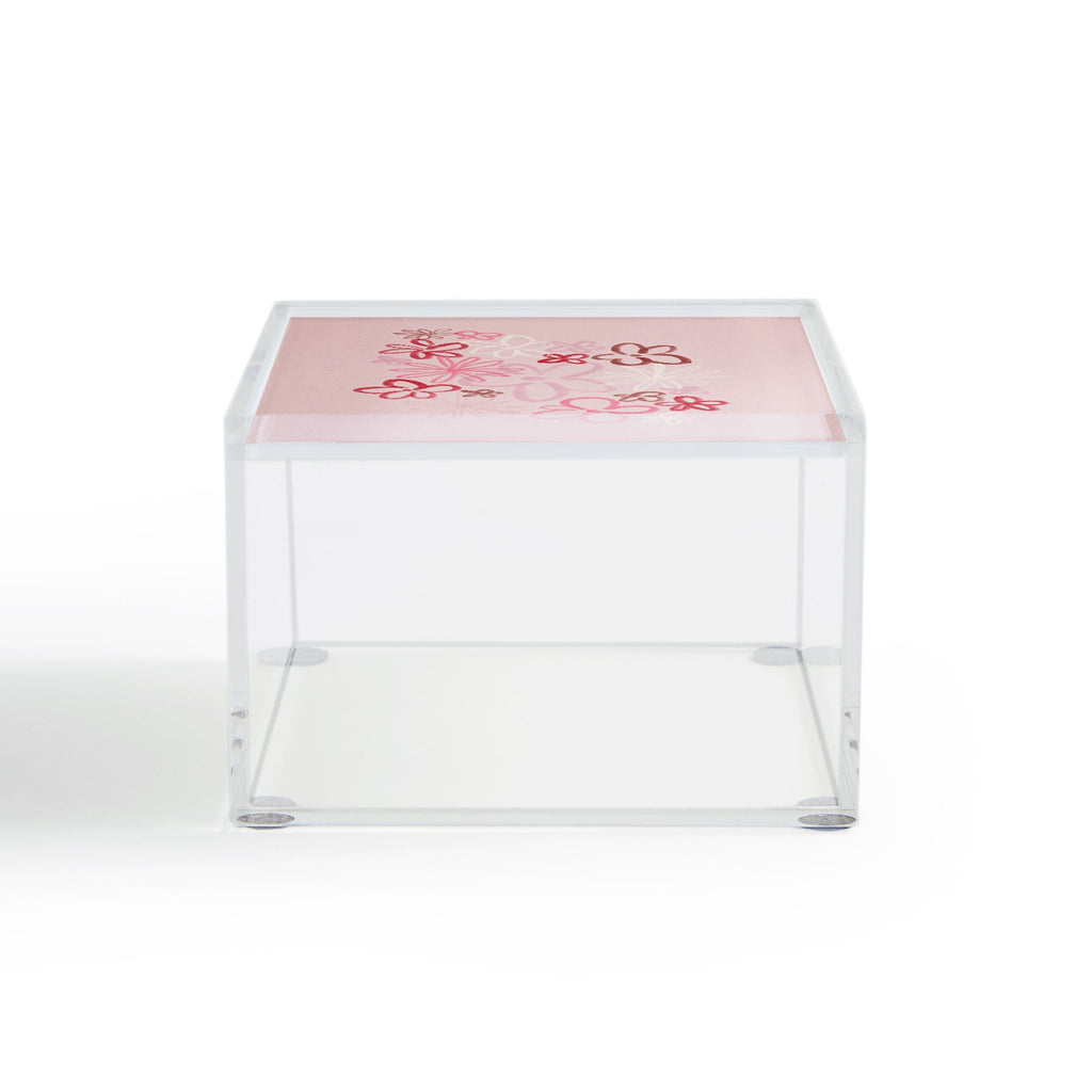 DENY Designs daisy pinks Acrylic Box