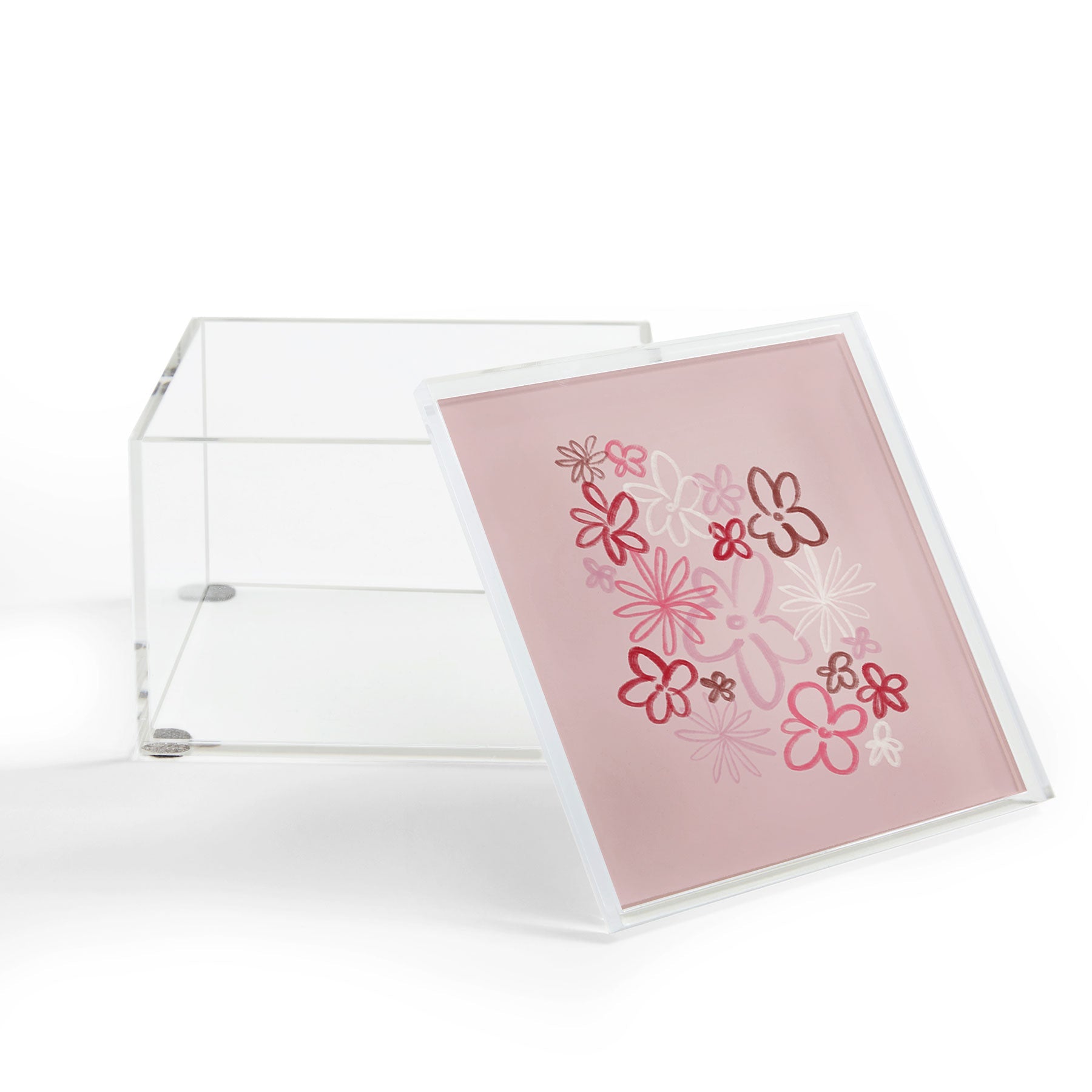 DENY Designs daisy pinks Acrylic Box