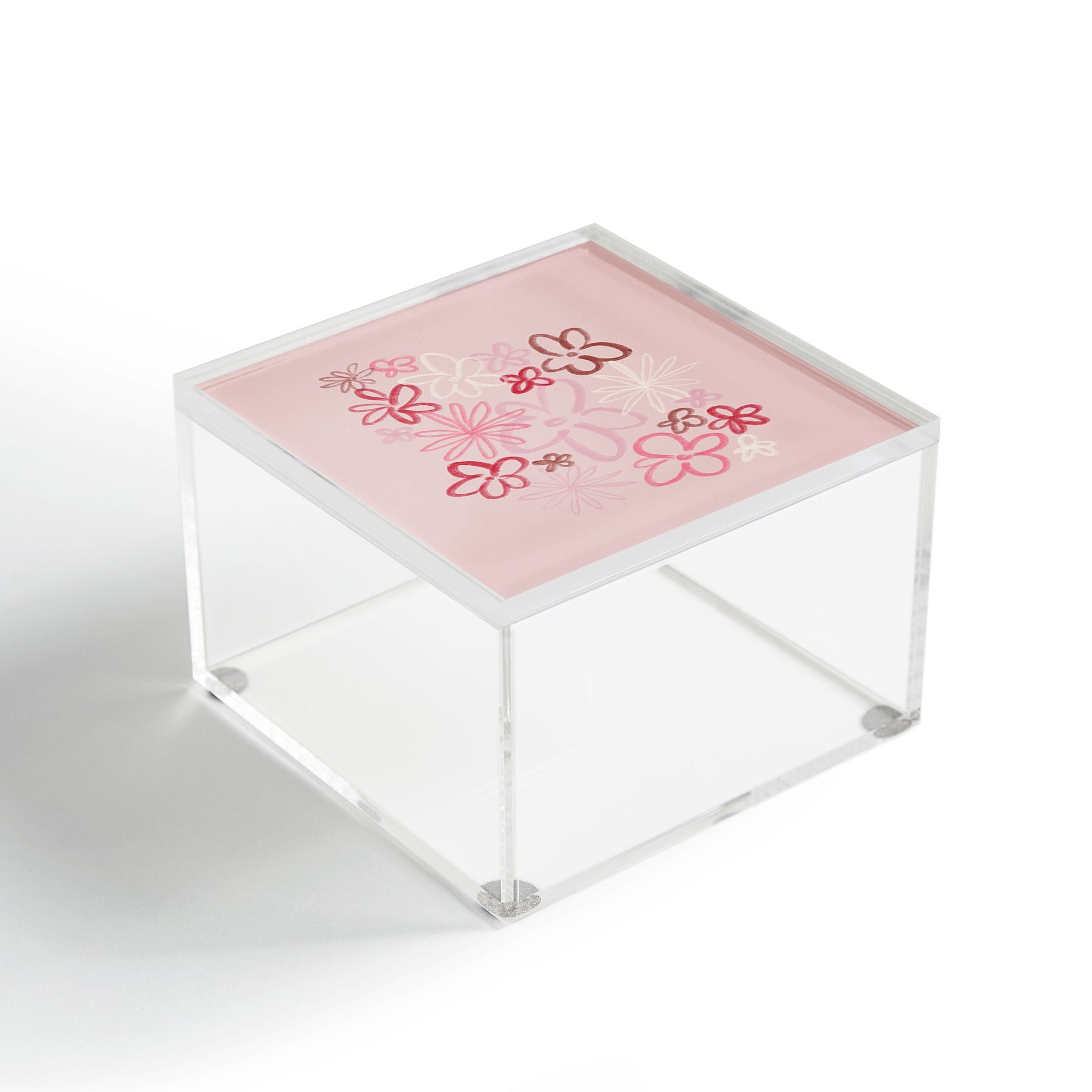 DENY Designs daisy pinks Acrylic Box