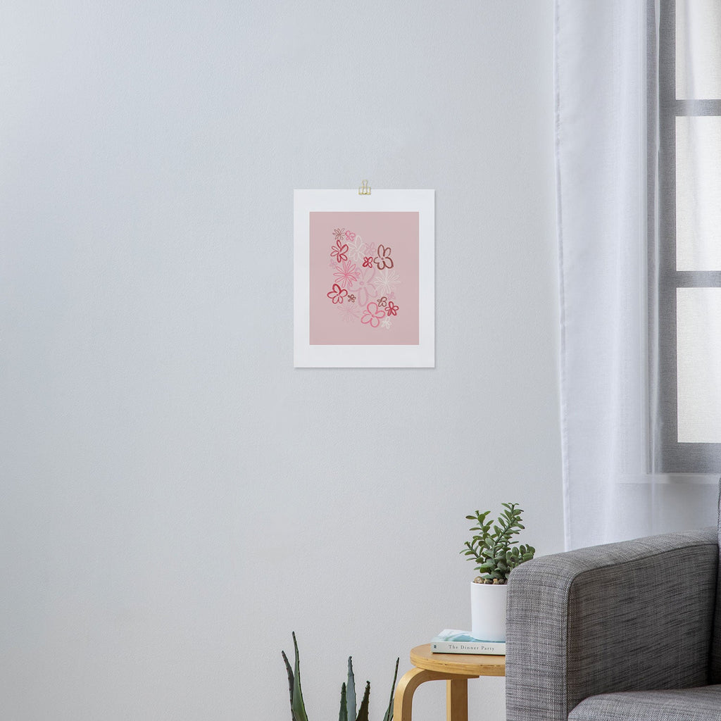 DENY Designs daisy pinks Art Print