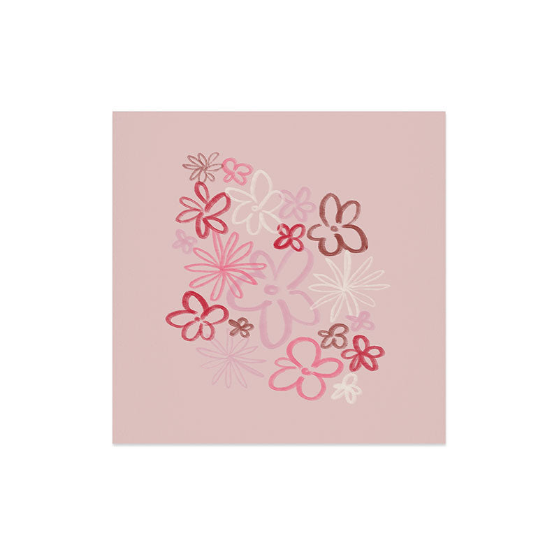 DENY Designs daisy pinks Art Print