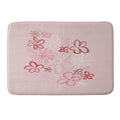 DENY Designs daisy pinks Memory Foam Bath Mat