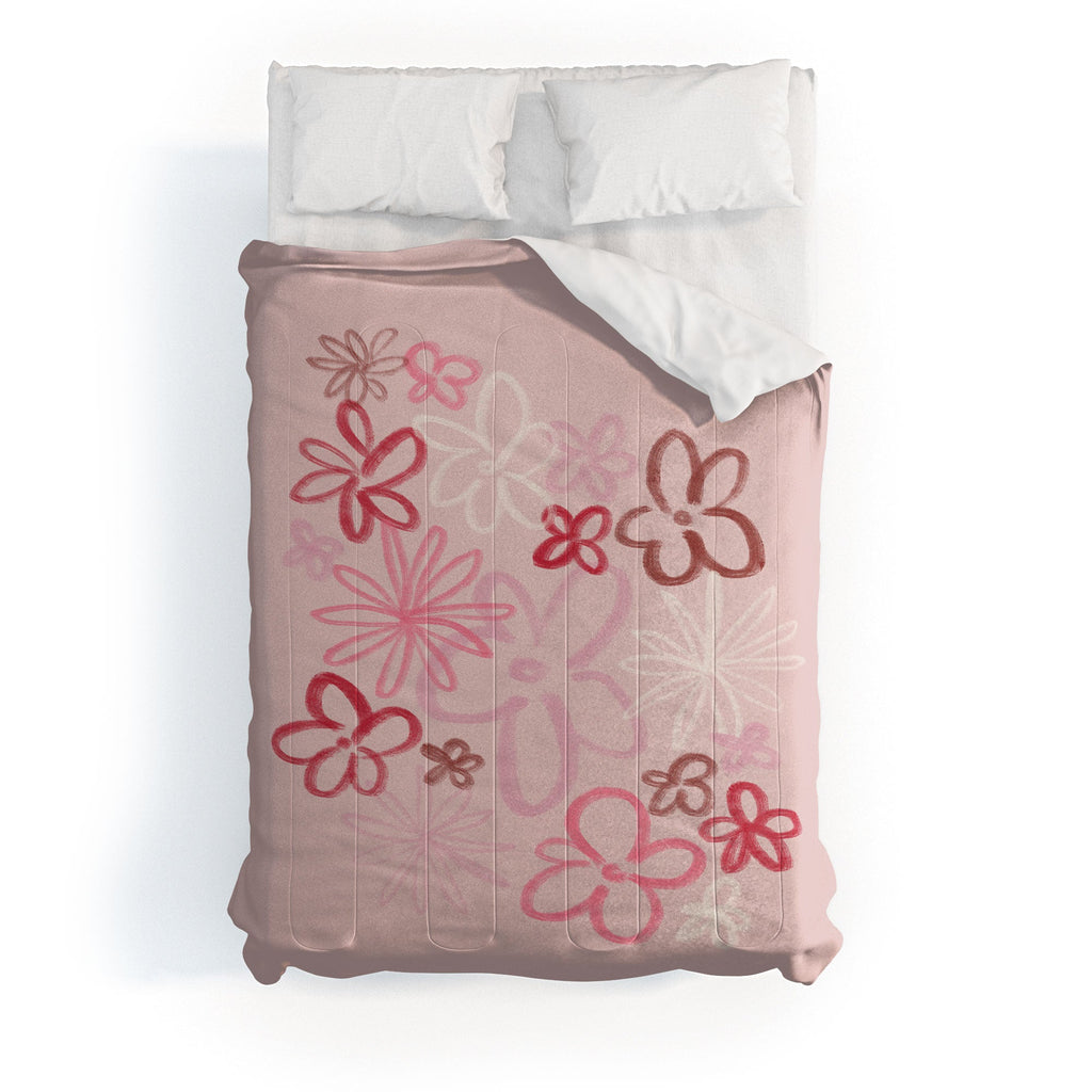 DENY Designs daisy pinks Comforter