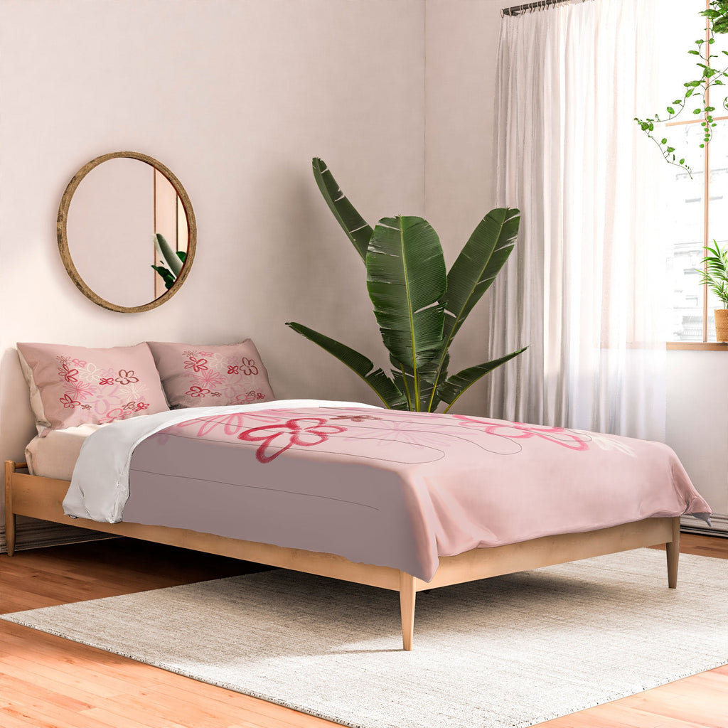 DENY Designs daisy pinks Comforter