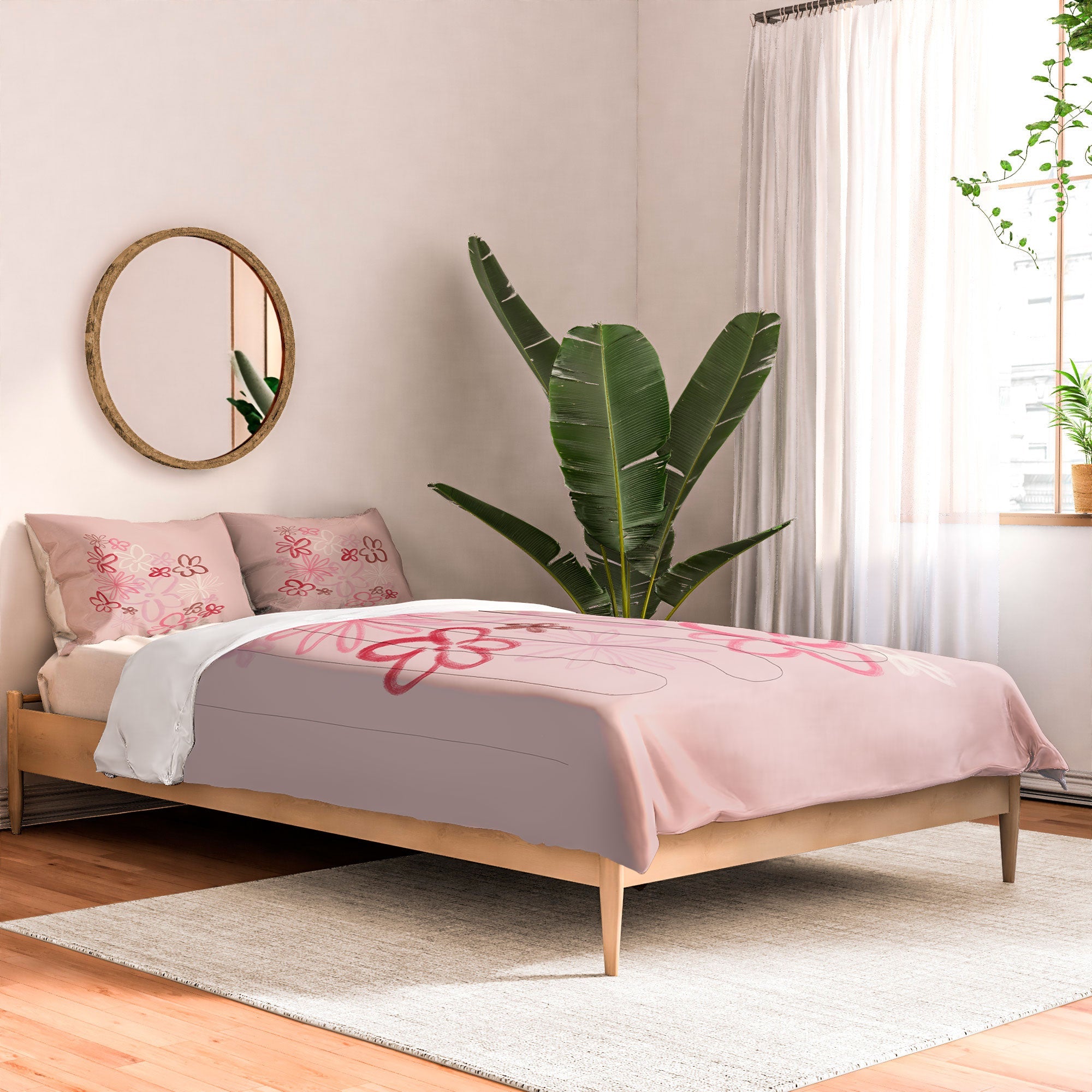 DENY Designs daisy pinks Comforter