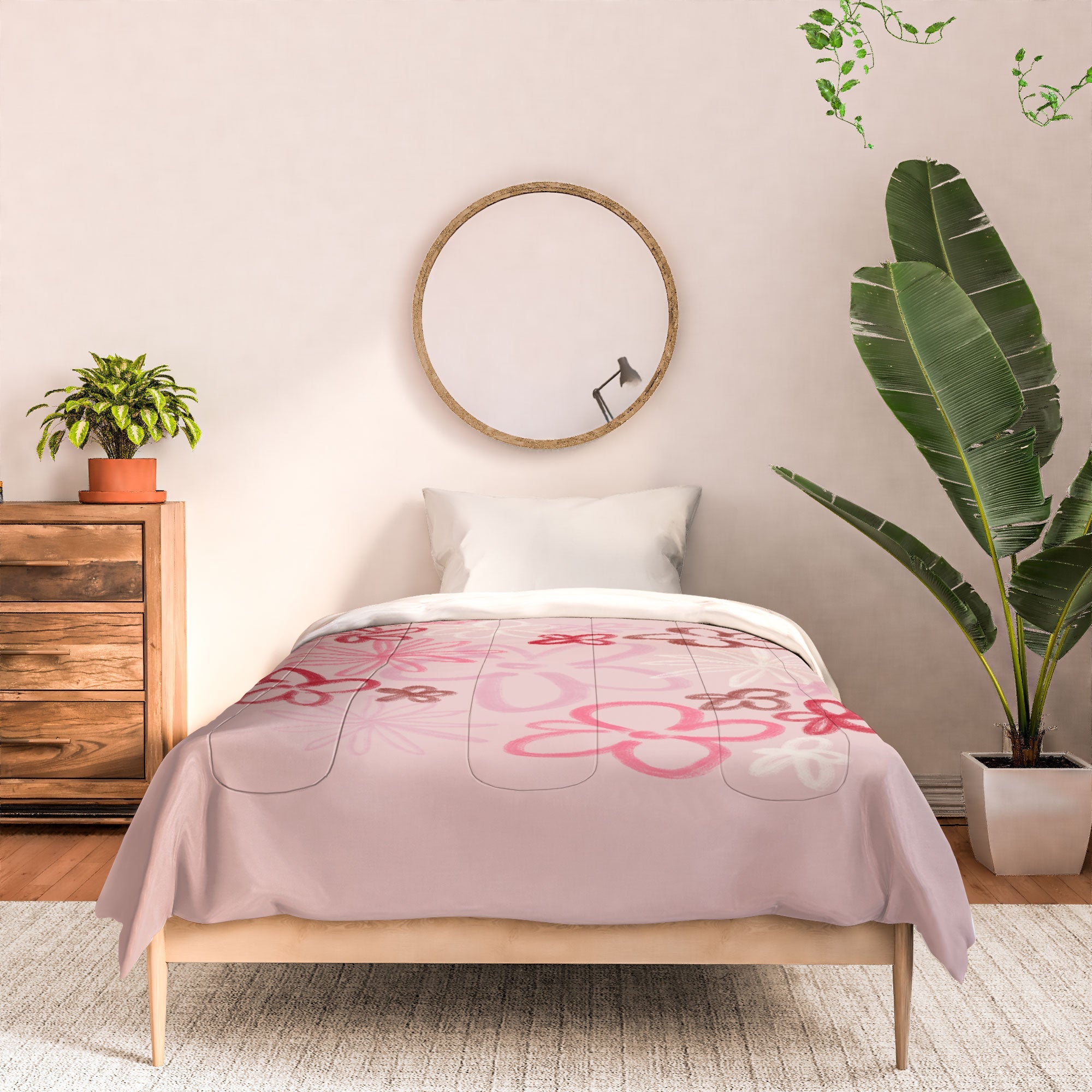 DENY Designs daisy pinks Comforter