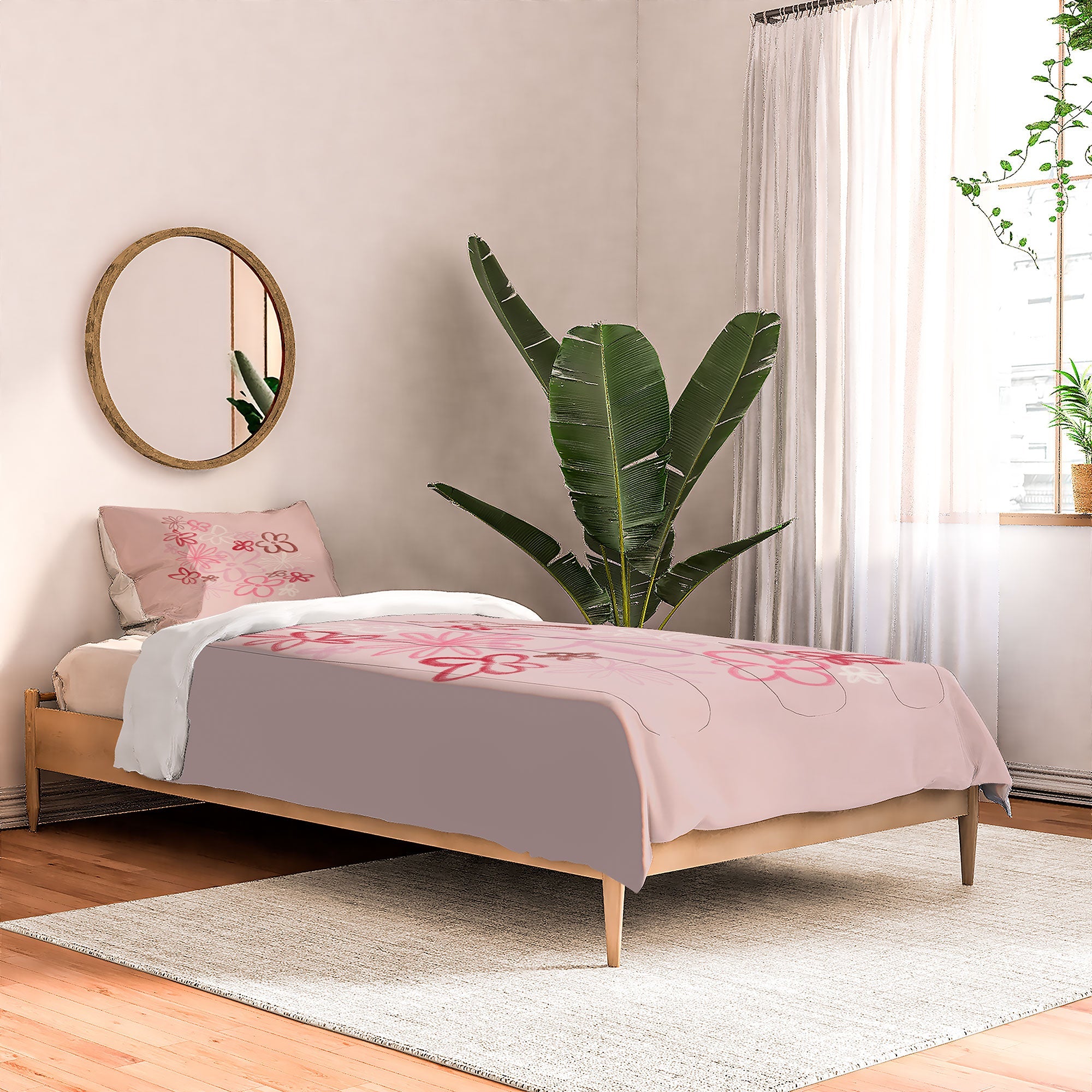 DENY Designs daisy pinks Comforter
