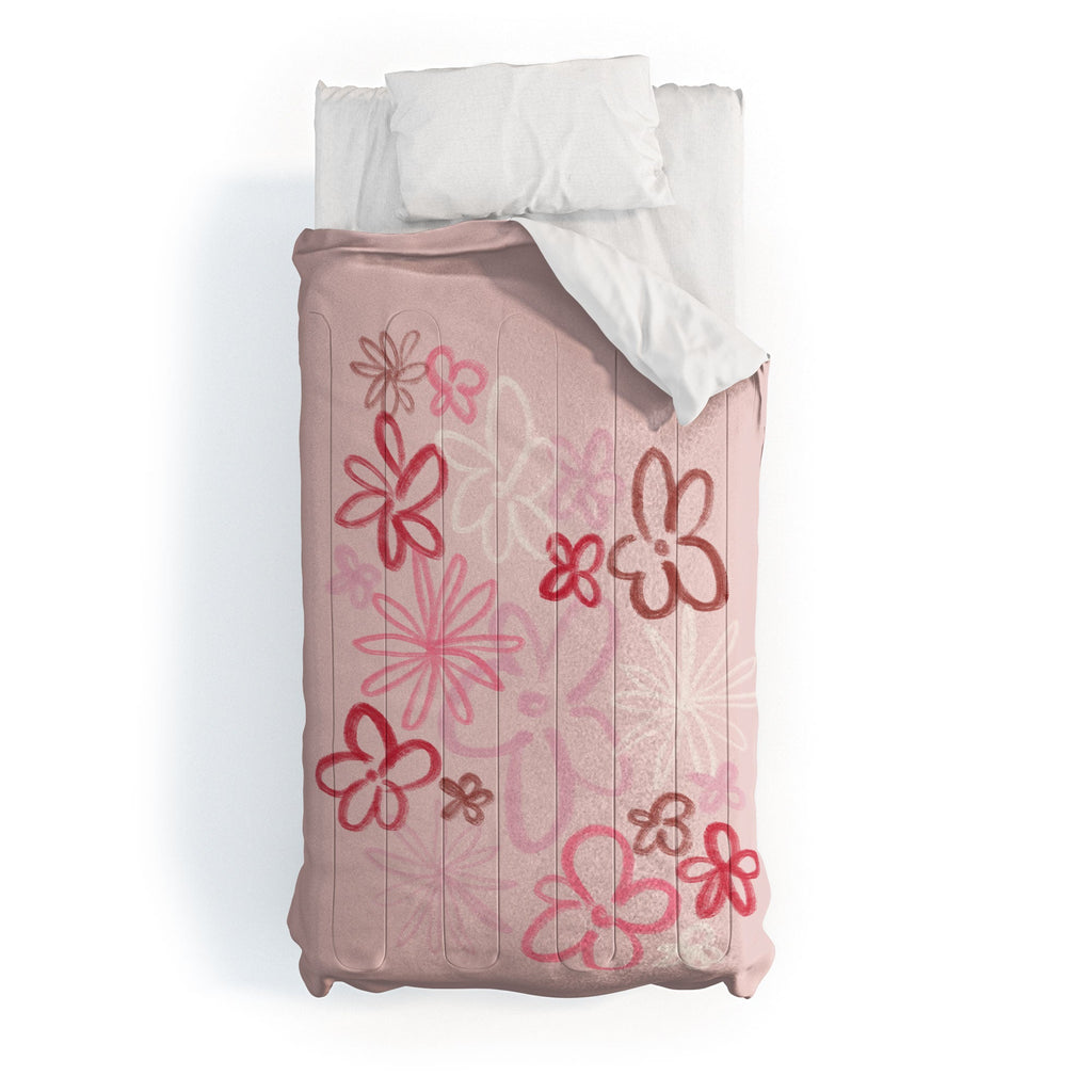 DENY Designs daisy pinks Comforter