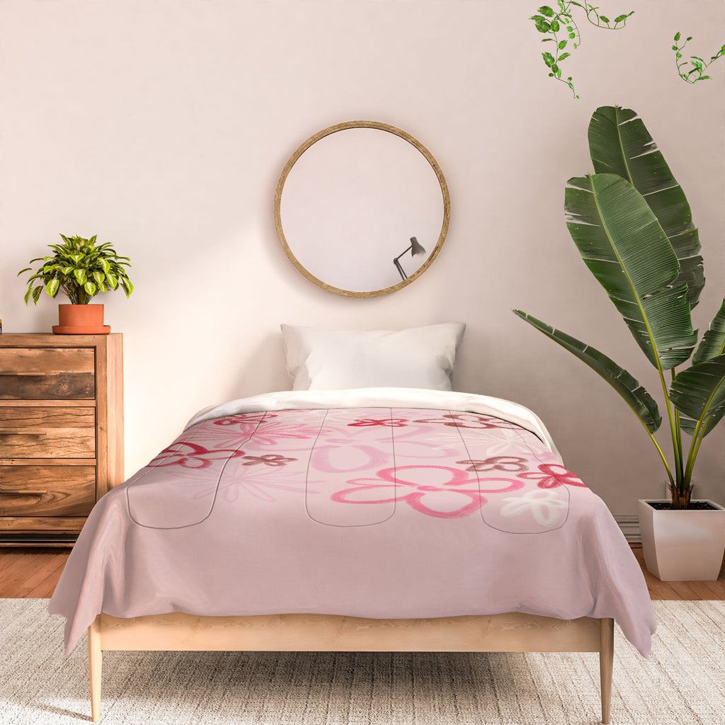DENY Designs daisy pinks Comforter