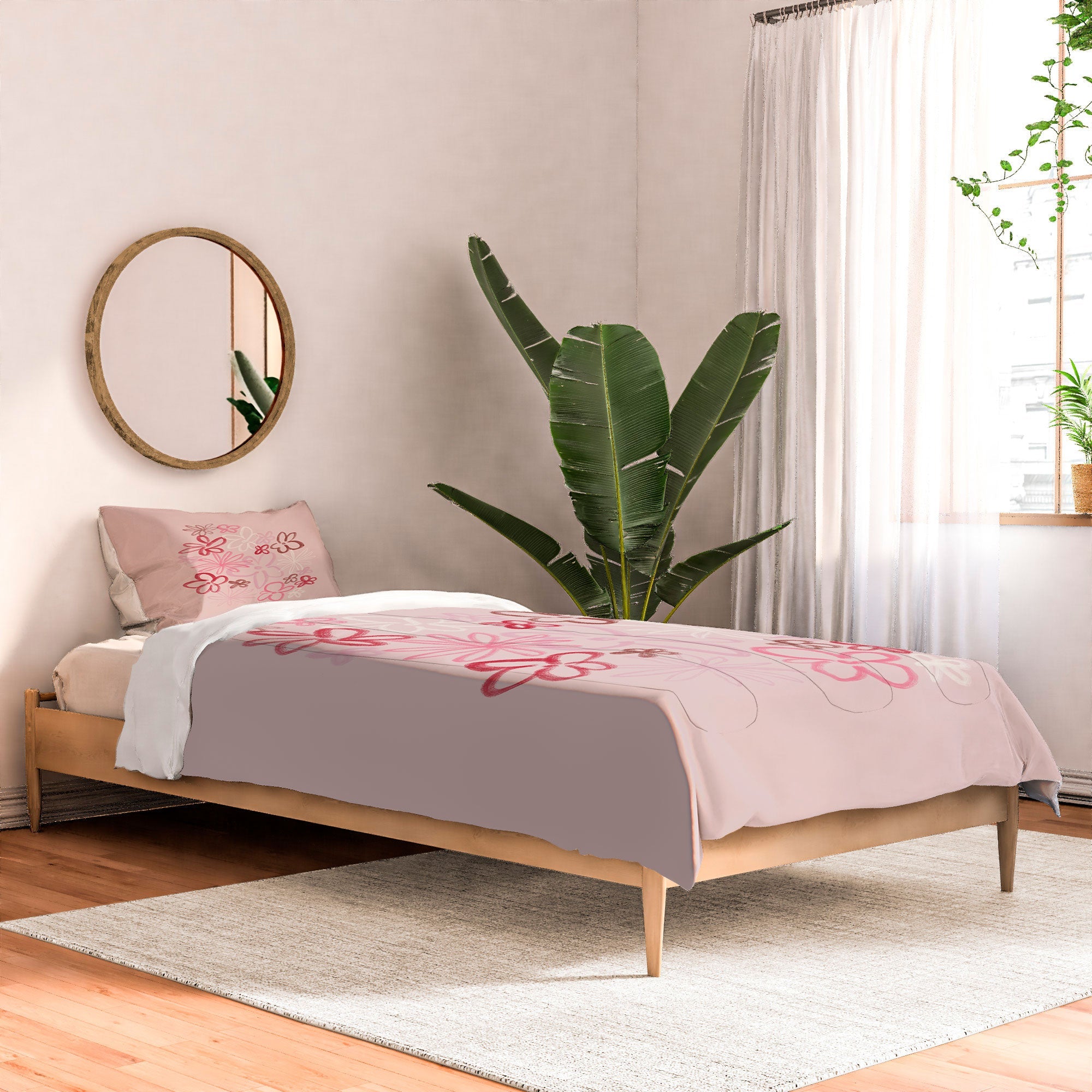 DENY Designs daisy pinks Comforter