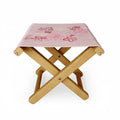DENY Designs daisy pinks Folding Stool