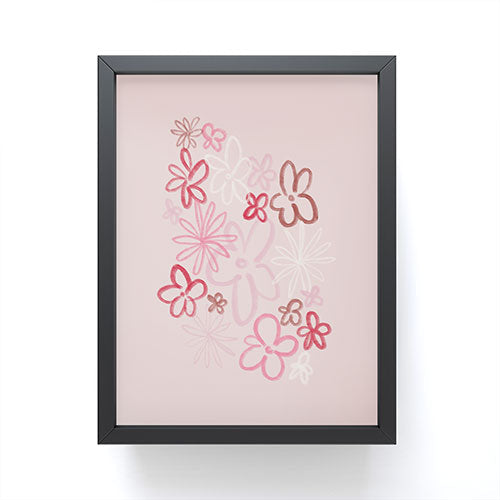 DENY Designs daisy pinks Framed Mini Art Print