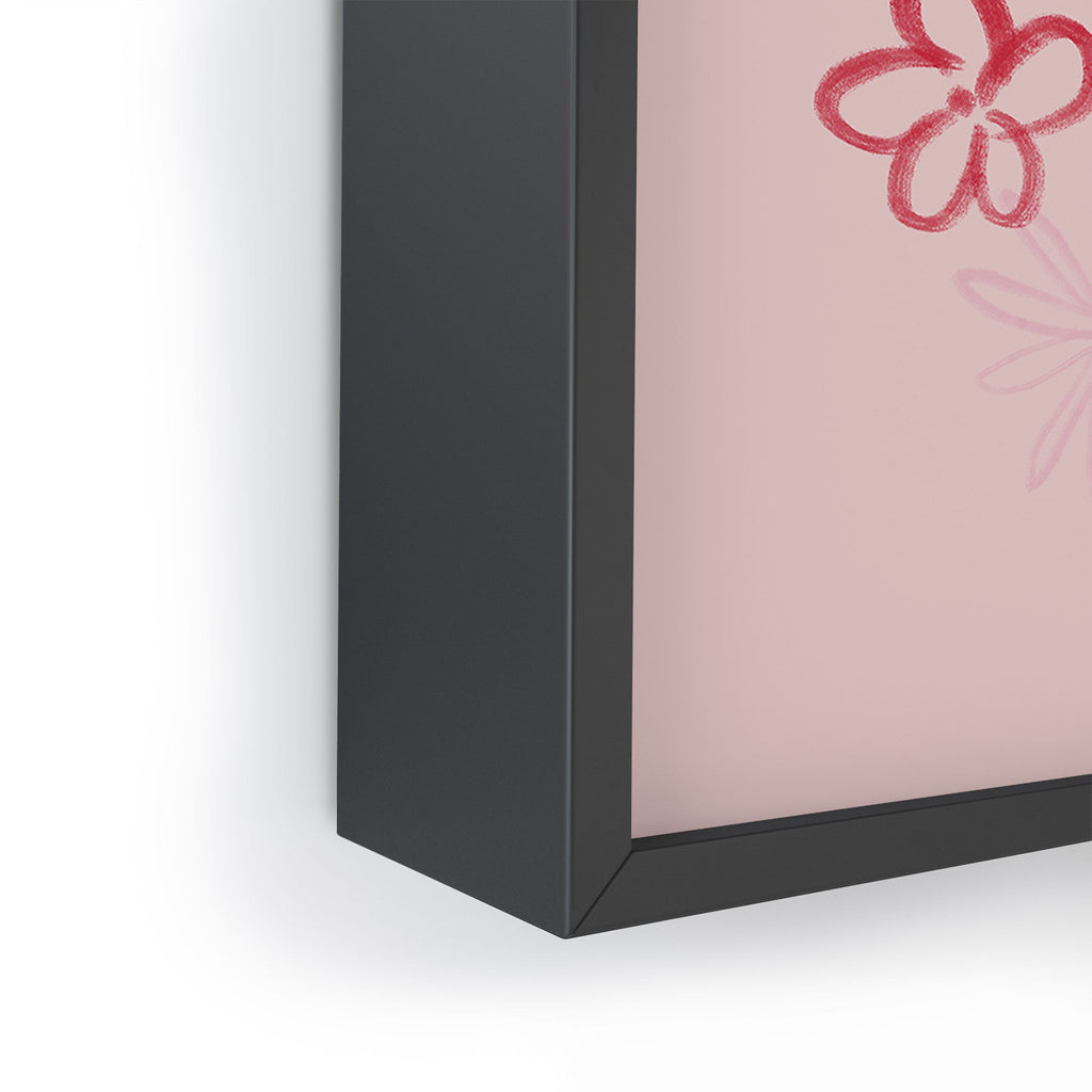 DENY Designs daisy pinks Framed Mini Art Print