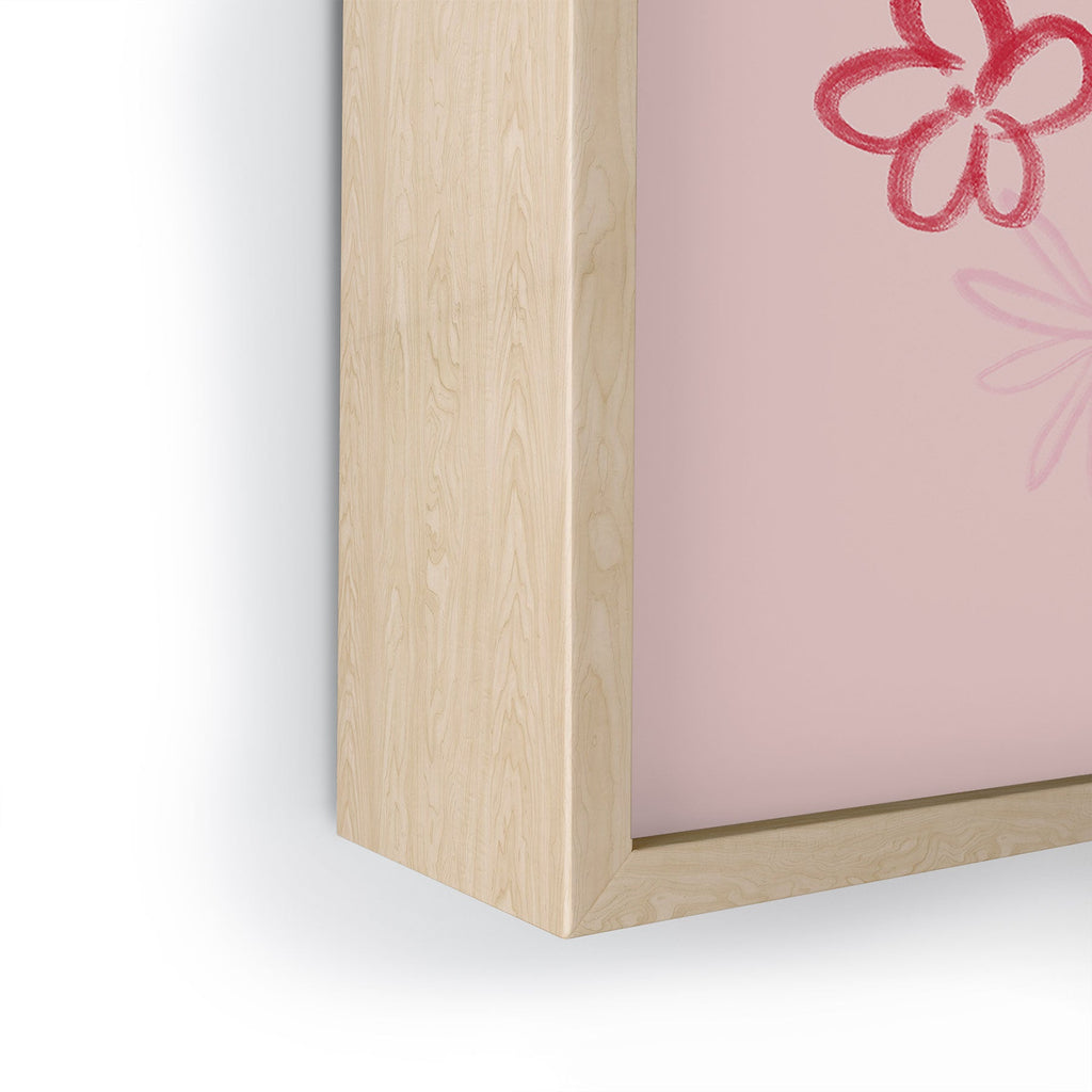 DENY Designs daisy pinks Framed Mini Art Print
