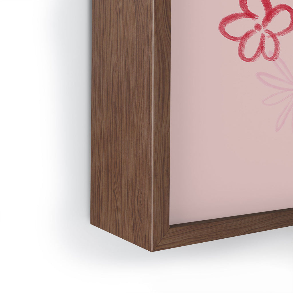 DENY Designs daisy pinks Framed Mini Art Print