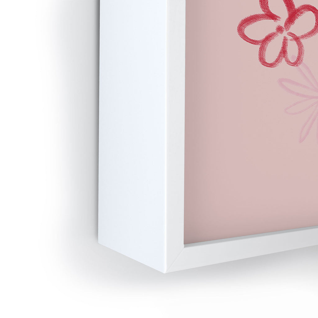 DENY Designs daisy pinks Framed Mini Art Print