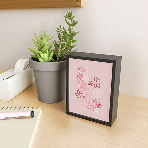 DENY Designs daisy pinks Framed Mini Art Print