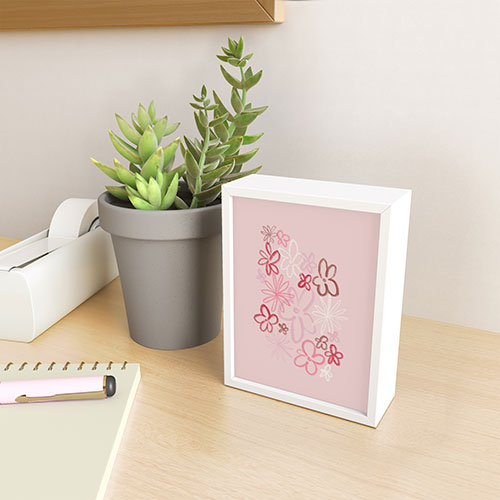 DENY Designs daisy pinks Framed Mini Art Print