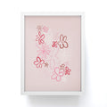 DENY Designs daisy pinks Framed Mini Art Print
