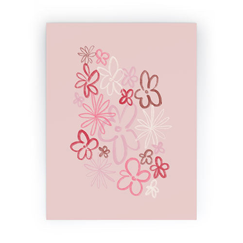 DENY Designs daisy pinks Mini Art Print