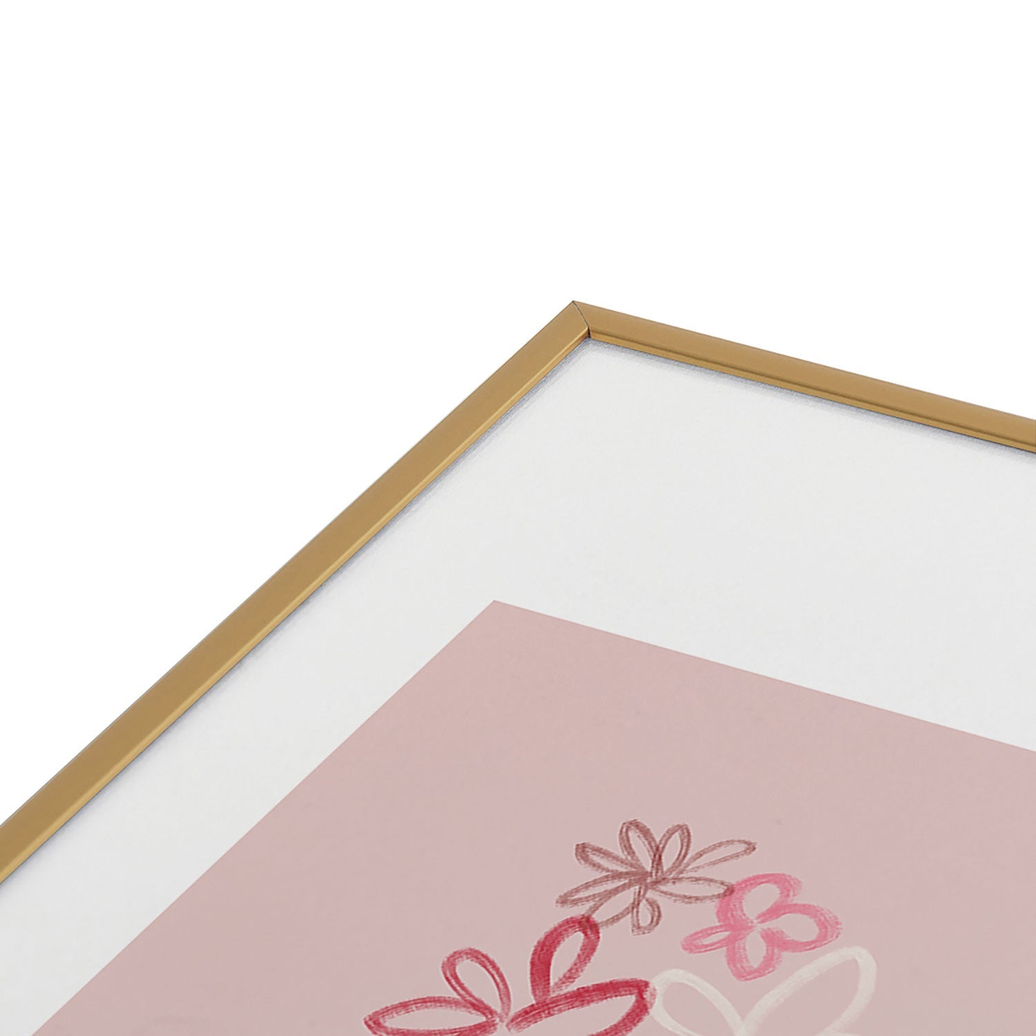 DENY Designs daisy pinks Metal Framed Art Print